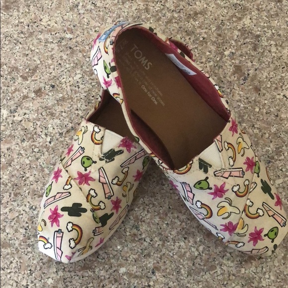 TOMS SPECIAL EDITION WOMEN SHOES  SZ 7.5 - Picture 3 of 8